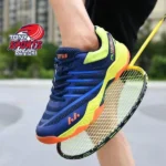 LEFUS BADMINTON SHOES (BLUE/YELLOW) WORLD CLASS QUALITY