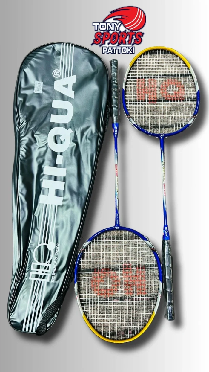 HI-QUA BADMINTON RACKET (PAIR) IMPORTED QUALITY