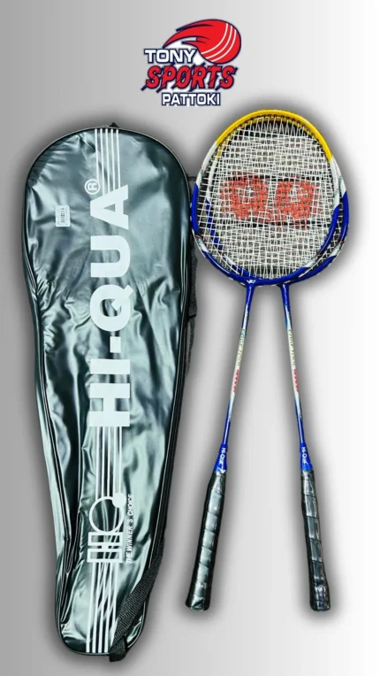 HI-QUA BADMINTON RACKET (PAIR) IMPORTED QUALITY