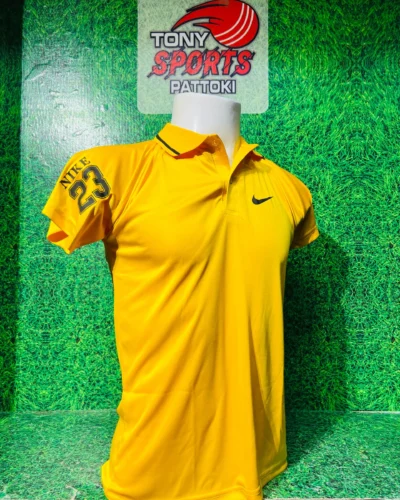 NIKE T SHIRT (DRI-FIT) COLAR IMPORTED STUFF YELLOW