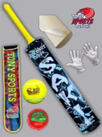 6 IN 1 BAT OFFER. 1 BAT (JD/SAKI/TM) CANE HANDLE. 1 BALL. 1 TAPE. 1 BAG. 1 SHEET. 1 PAIR GLOVES.