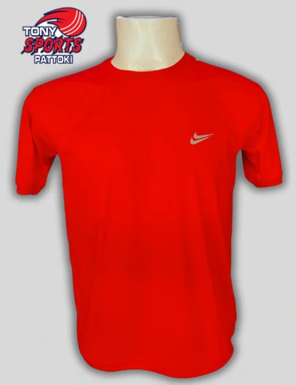 NIKE T SHIRT (DRI-FIT) RED